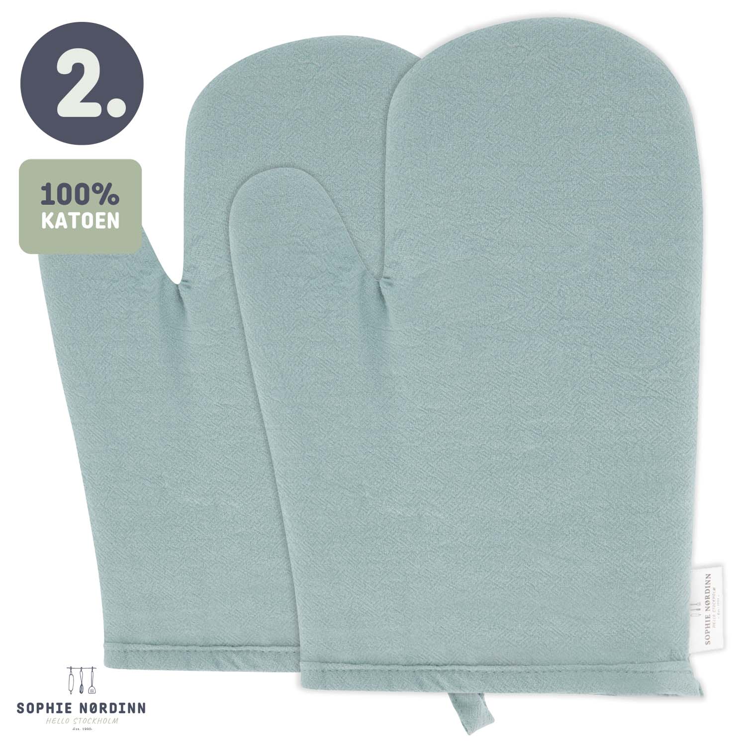 Oven Mitts Nora (Set of 2)